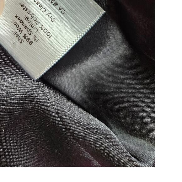 Talbots 2 Magenta Pink Wool Blazer Preppy Career Professional Single Button - Picture 4 of 4